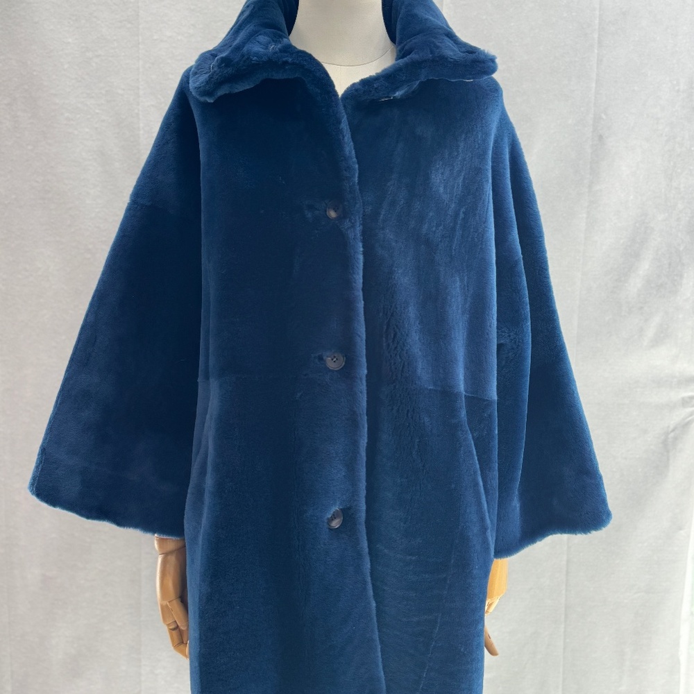 Sherling reversible coat